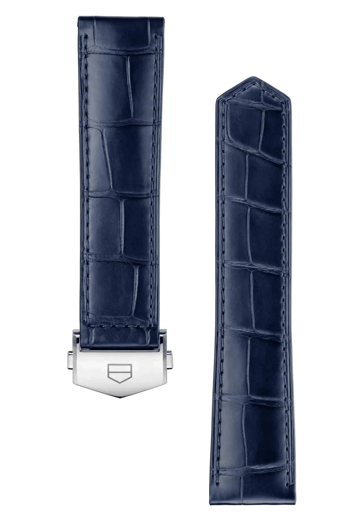 TAG Heuer Carrera 42MM Blue Alligator Leather Strap - OM Luxury