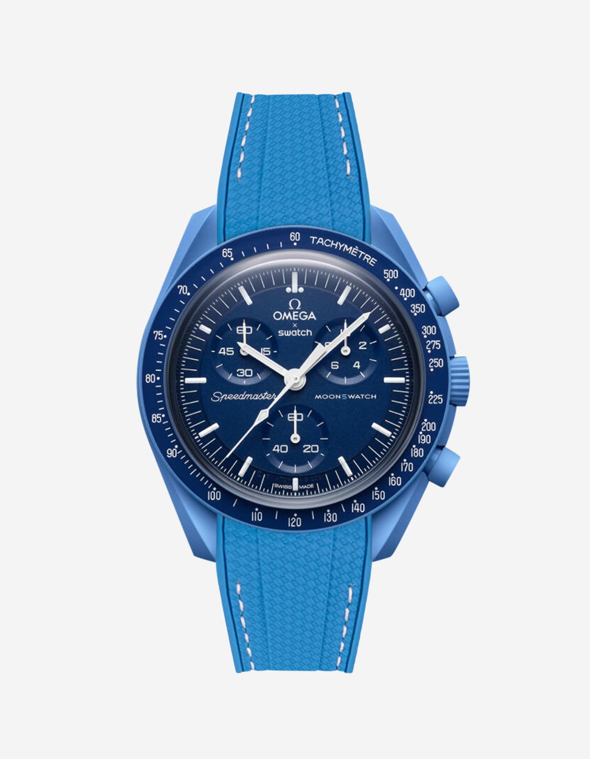 MoonSwatch Mission to Neptune (Rubber Strap) - OM Luxury